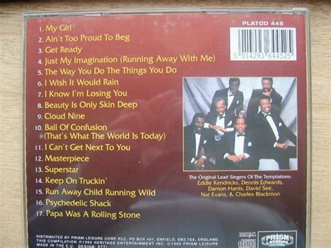 The Temptations Collection Cd The Nostalgia Store Retro Shop Is Open