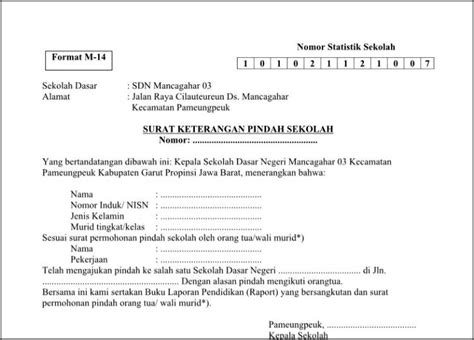 Contoh Surat Pernyataan Tidak Dapat Mengikuti Kegiatan Surat Lamaran