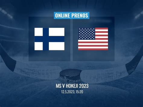 MS V HOKEJI 2023 Online prenos zo zápasu Fínsko USA Športky sk