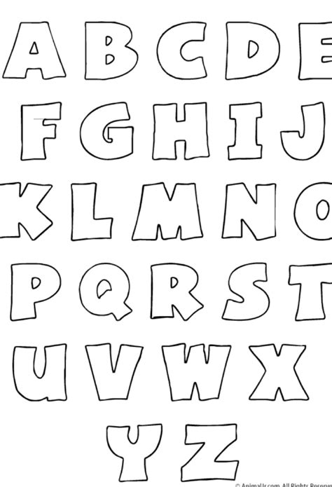 Plantilla Para Imprimir El Abecedario Free Printable Alphabet