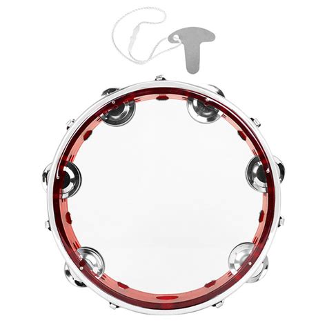 Tambourine Hand Held Drum Double Row Hand Drum Beginner Tambourine Kids