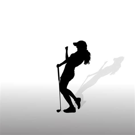 Silhouette Of A Lady Golfer Illustrations Royalty Free Vector Graphics And Clip Art Istock