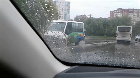 ДТП с маршруткой сегодня Рязань - YouTube