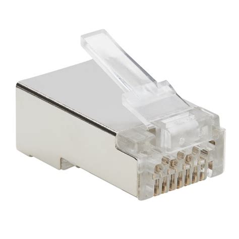 Rj45 Pass Through Ftp Modular Plugs Cat6 100 Pack Eaton