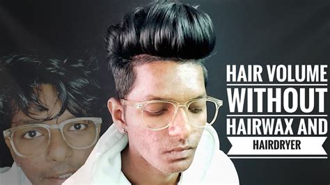 How To Get Big Volume Hairstyle Without Hairwax And Hairdryer Volume Hairstyle Naturally