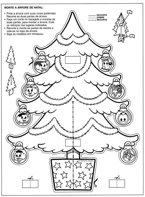 Turma Da Monica Para Atividades Natal Para Pintar