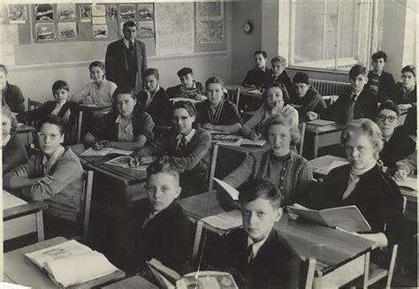 Ordsall Board School Inside 195859 From My Dads Photo A Flickr