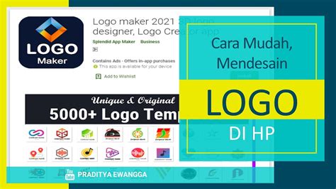 Cara Mendesain Logo Di Hp Youtube