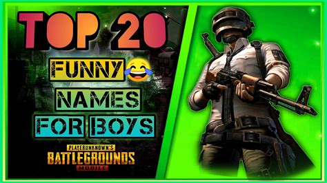 TOP 20 Funny Gamer Names ideas For Boys in Pubg Mobile and lite | Pro ...