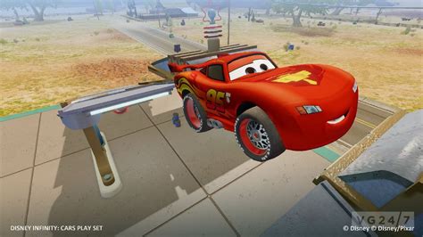 Disney Infinity Screens And Video Show The Cars Play Set Vg