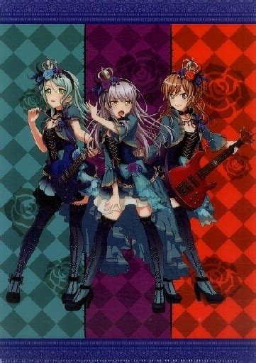 駿河屋 湊友希那＆今井リサ＆氷川紗夜 A4クリアファイル 「cd Bang Dream Roseliaopera Of The