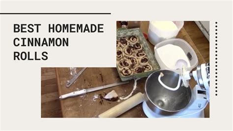 How To Make Homemade Cinnamon Rolls Kitchenaid Mixer Southern Cooking Youtube