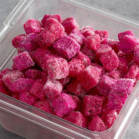 Frozen Dragon Fruit Iqf Cubes 20 Lb Webstaurantstroe