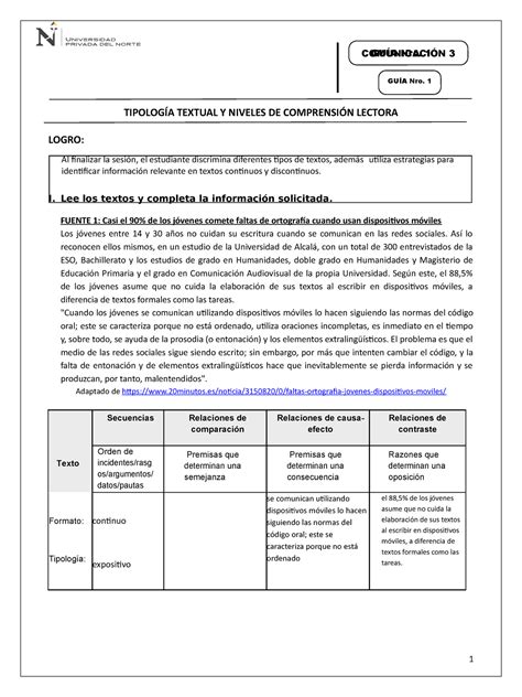 Gu A De La Evaluaci N Parcial Integral De Proyecto Tipolog A