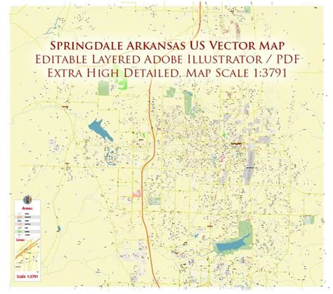 Pasadena Texas Us Pdf Vector Map Extra High Detailed Street Map