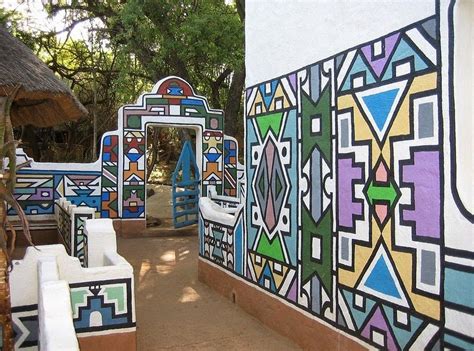 the design blog of lawrence kasparowitz: The Ndebele wall designs