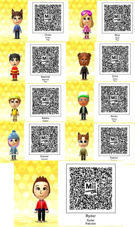 Yub Tomodachi Life Qr Codes Rulesfilo