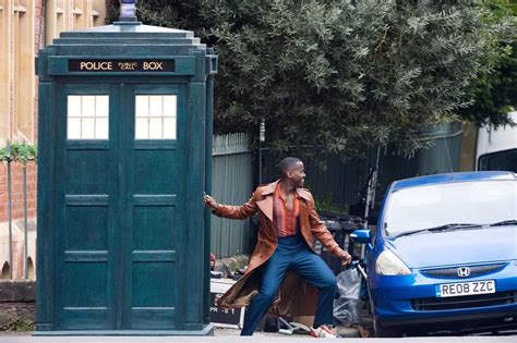 Pictures As New Doctor Who Ncuti Gatwa Spotted Filming For First Time