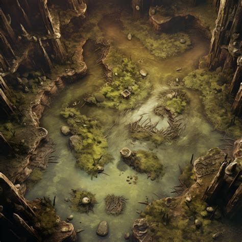 10 Swamp Battle Maps Dnd Battle Map Pathfinder D D Battlemap