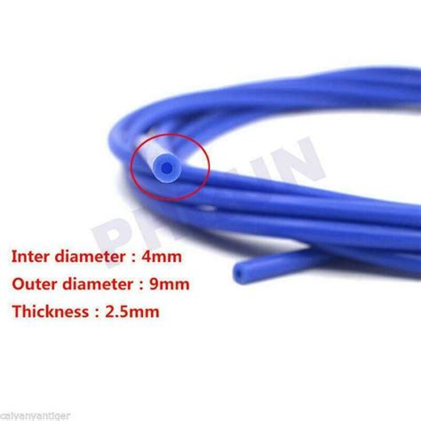 Blue Car Engine Mm Silicone Vacuum Tube Hose Silicon Tubing Ft