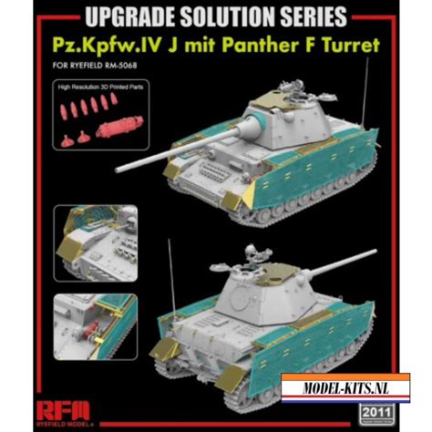 Rye Field Model 1 35 UPGRADE FOR 5068 PANZER IV MIT PANTHER TURRET