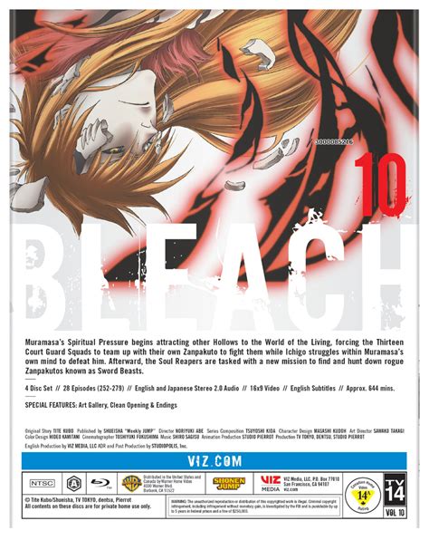 Bleach Set 10 Blu Ray Crunchyroll Store