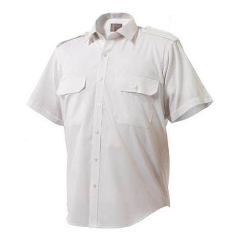 White Cotton Merchant Navy Uniform Shirt, Size: Medium And Large, Rs ...