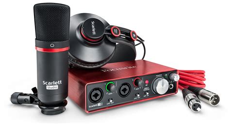 Focusrite Scarlett 2i2 Studio 2nd Gen USB Audio Interface And