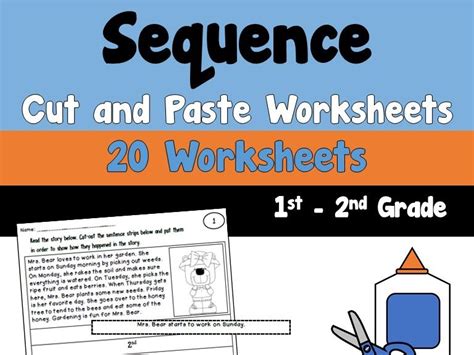 Sequence Cut And Paste Worksheets Teaching Resources