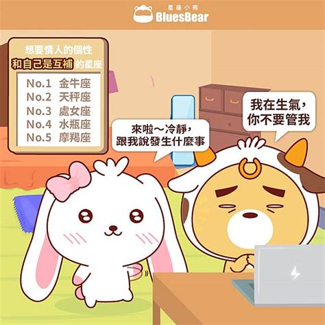 想要情人的個性和自己是互補的星座 Bluesbear 星座小熊 Line Today