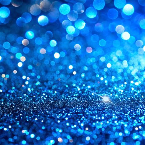 Blue Sparkle Glitter Abstract Background Abstract Blue Sparkle Glitter