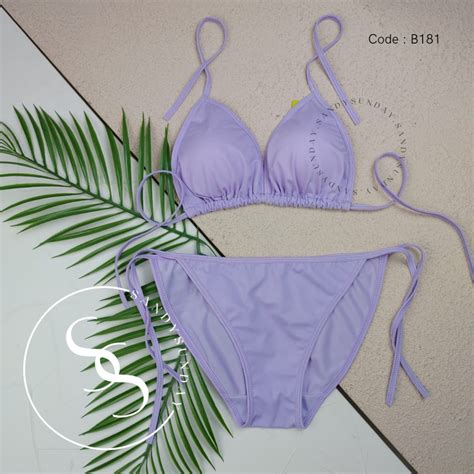 Jual Avisa Bikini Set Tali Two Piece Bikini Sexy Bikini Tali