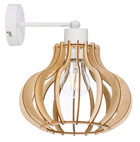 Lampa Kinkiet Cienny Na X E Sta Y Loft Drewno Inect Sklep Empik