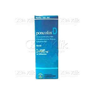 Poncolin D Sirup Ml Manfaat Dosis Efek Sampin