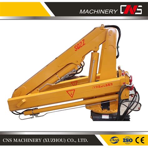 2 Ton Mini Hydraulic Mobile Folding Arm Knuckle Boom Truck Mounted