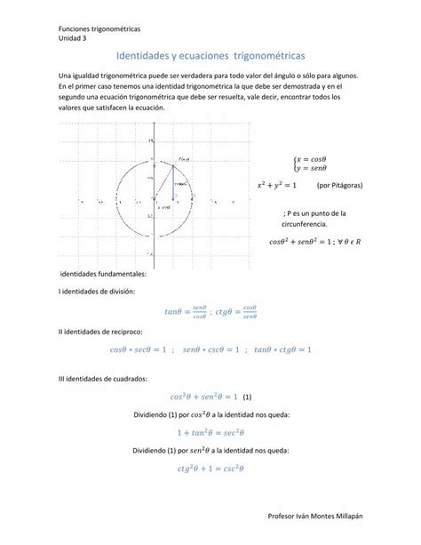 PDF Identidades Trigonometricas DOKUMEN TIPS