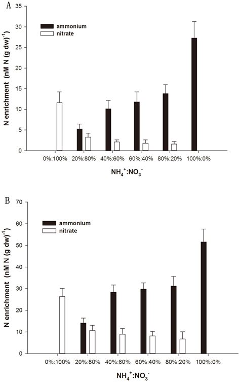 Ammonium NH4 And Nitrate NO3 Enrichment By G Tenuistipitata At