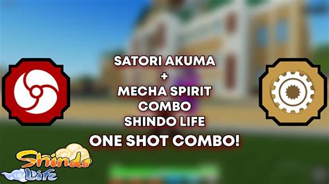 Satori Akuma Mecha Spirit One Shot Combo Shindo Life Roblox