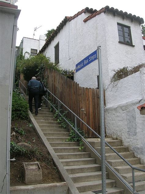 The Music Box Steps Silverlake La Silver Lake Los Angeles Silver Lake Los Angeles History