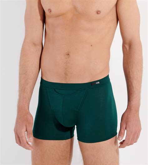 Boxer Lyocell Avec Ouverture TENCEL SOFT Vert Lingerie Sipp