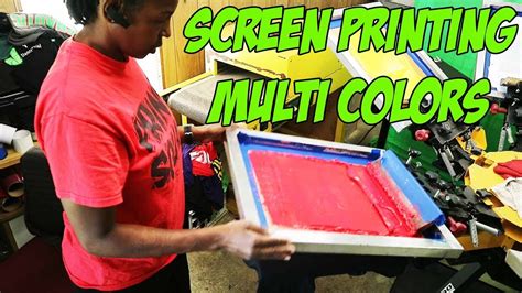 4 Color Screen Print Design Youtube