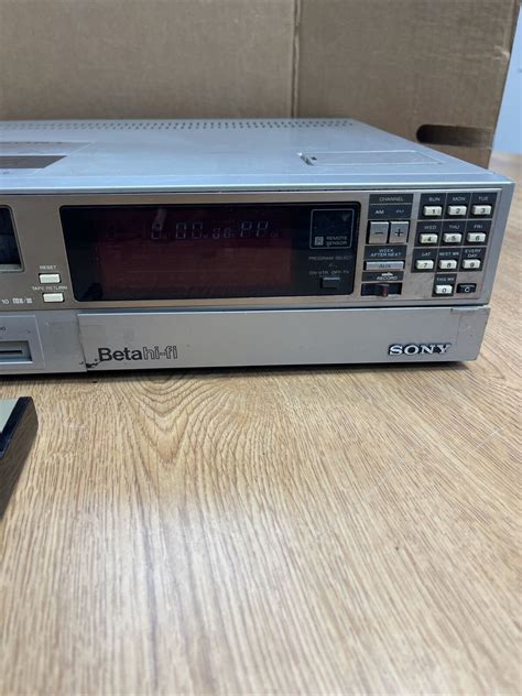 Sony Sl Betamax Vcr Video Cassette Recorder Beta Hi Fi Player