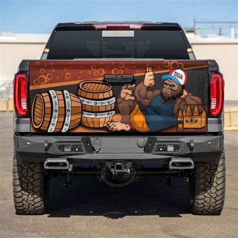 Bigfoot Tailgate Wrap, Humour Truck Decal sold by Higginbotham | SKU ...