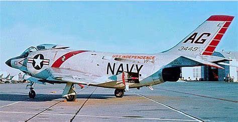 Usn Mcdonnell F3h 2 Demon Of Vf 41 Black Aces Fighter Squadron Us