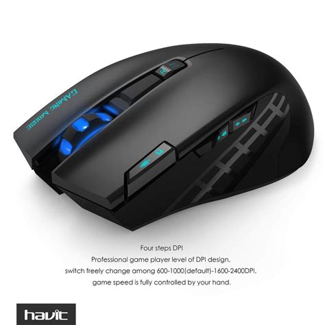 Havit Hv Ms978gt 24ghz Wireless Tunable Gaming Mouse