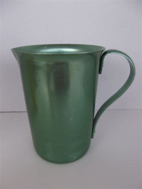 Vintage Aluminum Pitcher Set By Midnightandmagnolias On Etsy