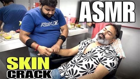 Skin Cracking Head Massage By Indian Barber Shamboo Asmr Massage Neck