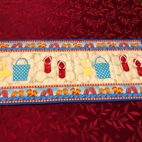 Beach Table Runner Etsy