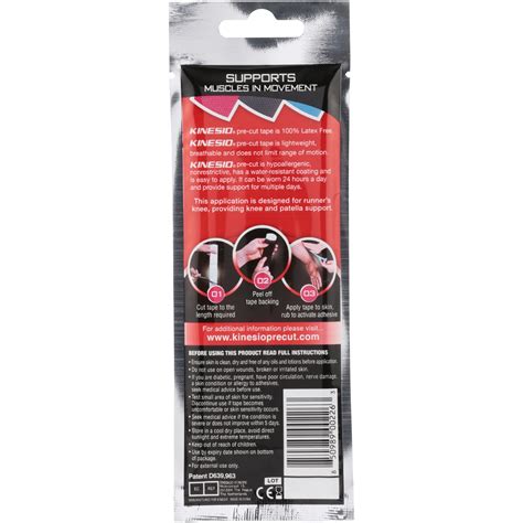 Kinesio Tape Pre Cuts Knee Each
