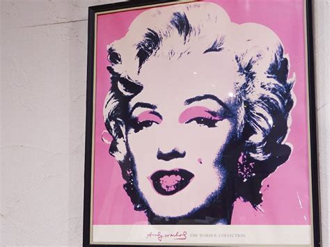 開 洋館別荘旧蔵品初出 Andy Warhol アンディ ウォーホル マリリンモンロー ポスター 額装品 アメリカンポップアート 雑貨 S7